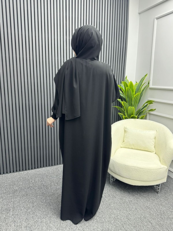 Hafsa Namaz Elbise siyah