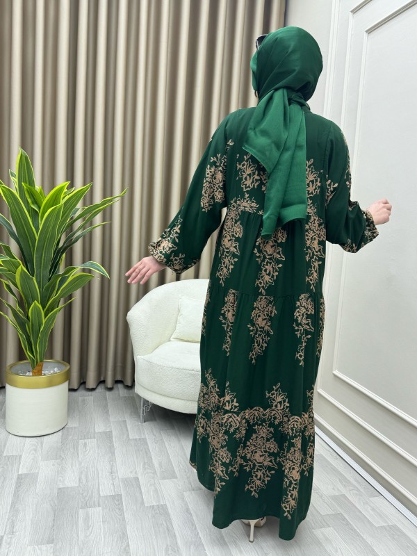 Ebra Elbise Zümrüt