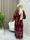 Ebra Elbise Kırmızı
