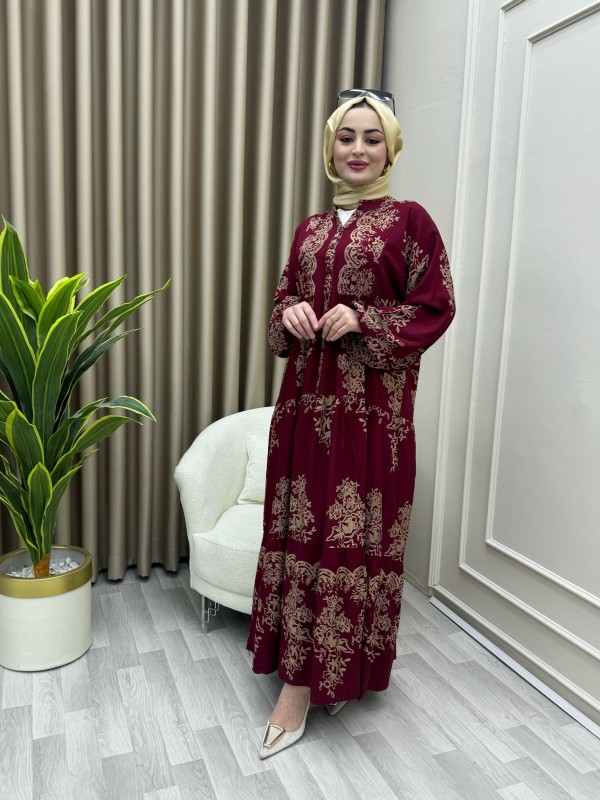 Ebra Elbise Kırmızı