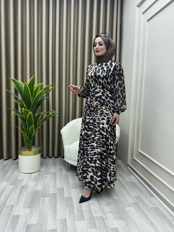 Merve Elbise Sri Leopar