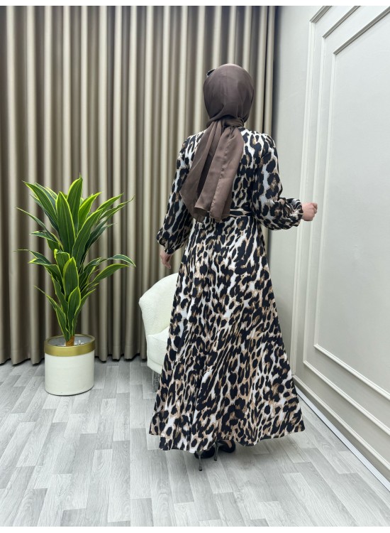 Merve Elbise Sri Leopar Merve Elbise Sri Leopar