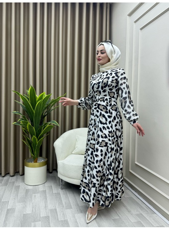 Merve Elbise YAĞ YEŞİL BEYAZ Merve Elbise YAĞ YEŞİL BEYAZ