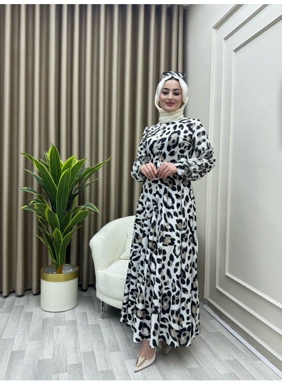 Merve Elbise YAĞ YEŞİL BEYAZ Merve Elbise YAĞ YEŞİL BEYAZ
