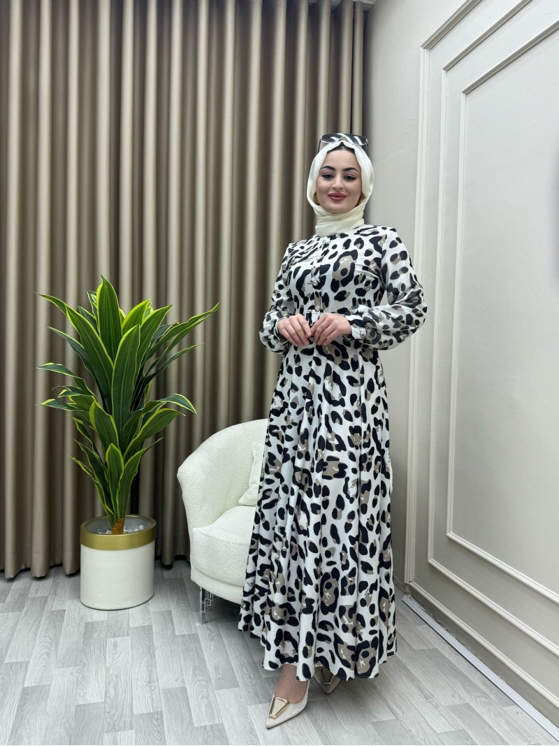 Merve Elbise YAĞ YEŞİL BEYAZ Merve Elbise YAĞ YEŞİL BEYAZ