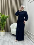 Nisa Elbise Lacivert Nisa Elbise Lacivert