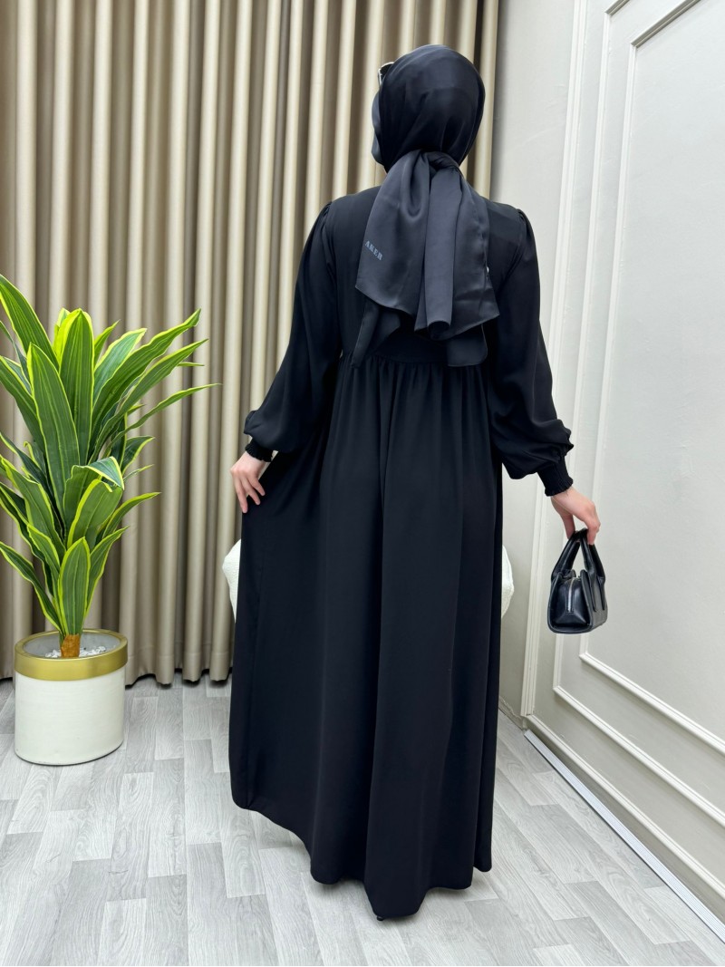 Nisa Elbise Siyah