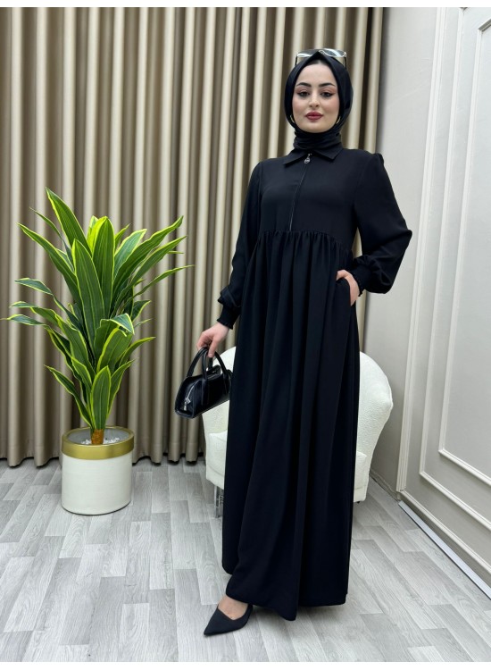 Nisa Elbise Siyah Nisa Elbise Siyah
