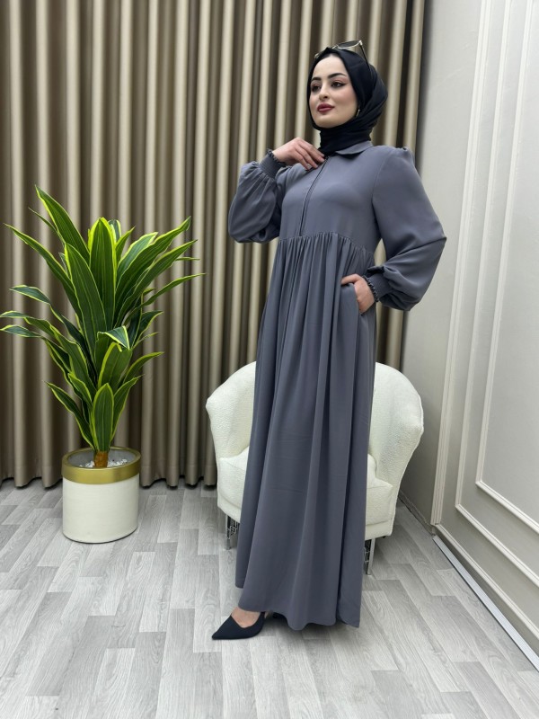 Nisa Elbise GRİ