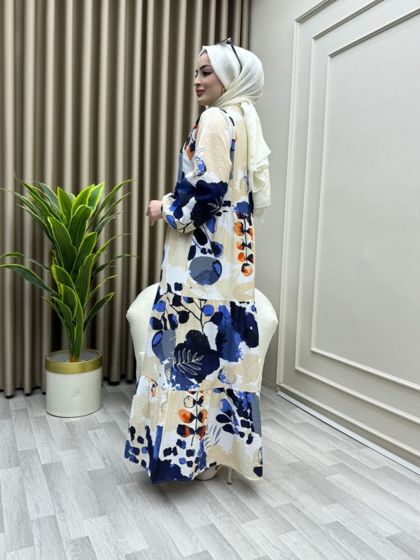 Neva Elbise Lacivert