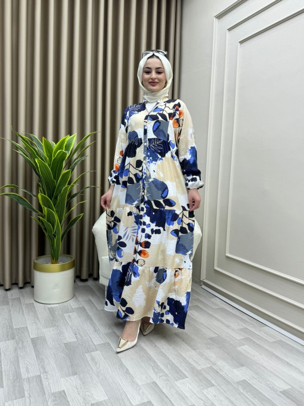 Neva Elbise Lacivert