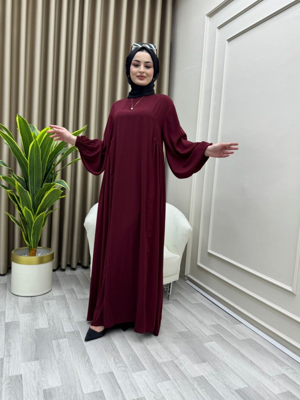 Çağla Elbise Bordo