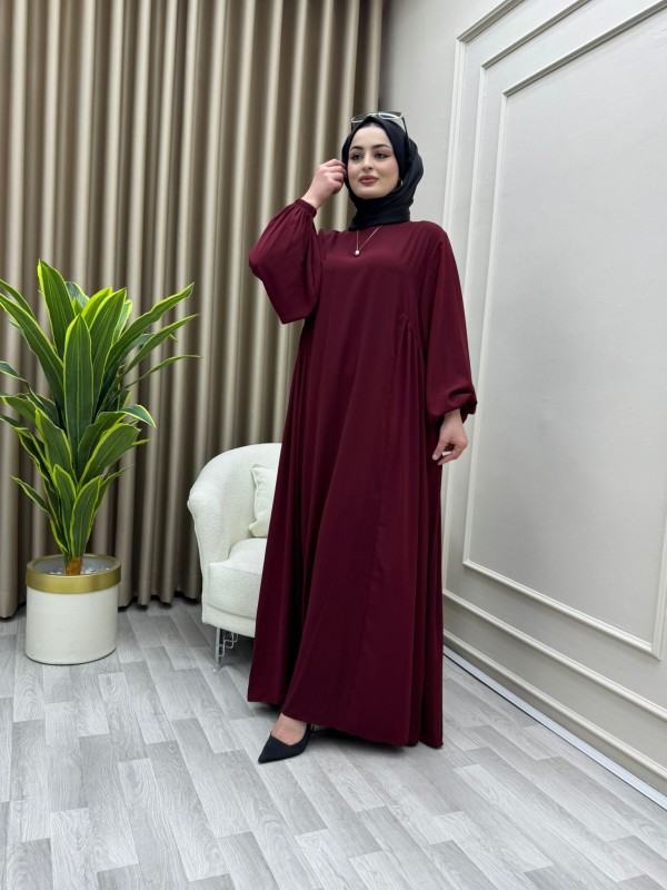 Çağla Elbise Bordo