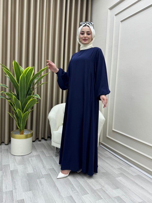 .Çağla Elbise Lacivert