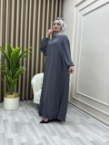 Çağla Elbise Gri Çağla Elbise Gri