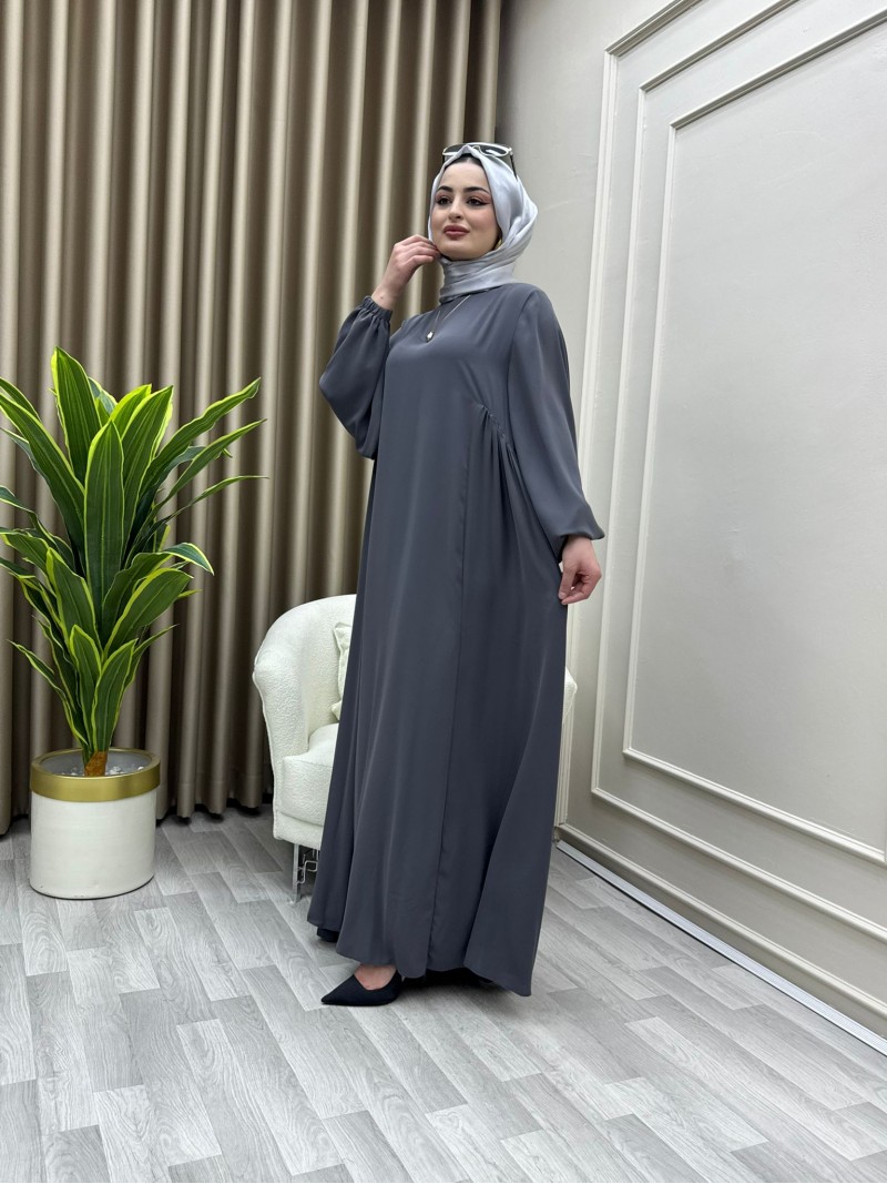 Çağla Elbise Gri Çağla Elbise Gri