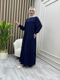 Şükran Elbise Lacivert