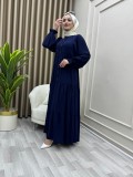 Şükran Elbise Lacivert