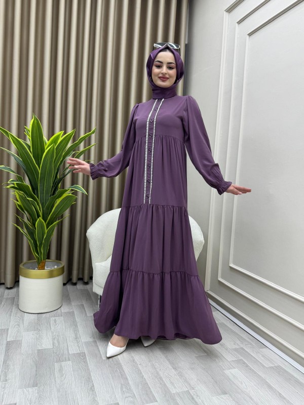 Şükran Elbise Lila