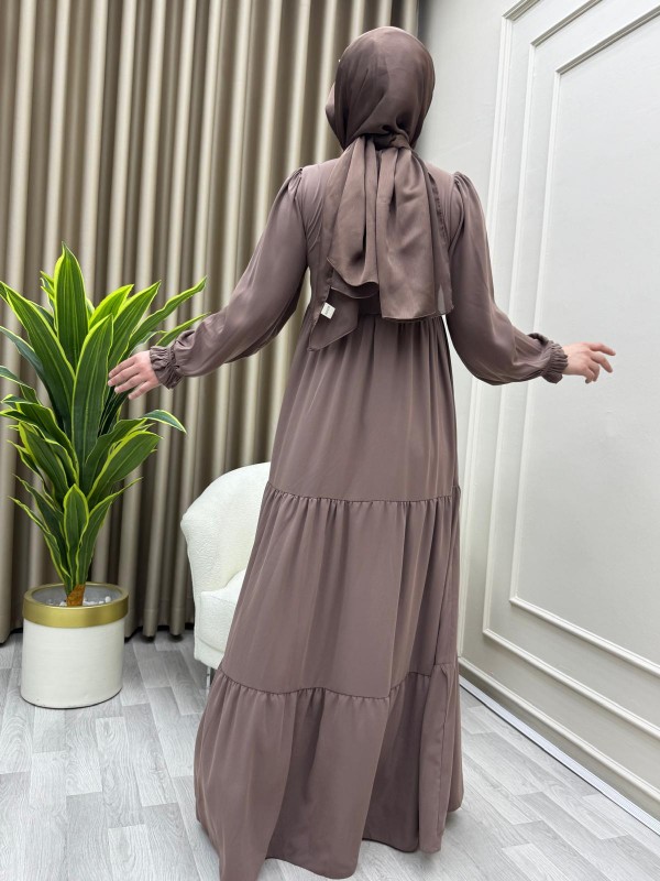 Şükran Elbise Vizon