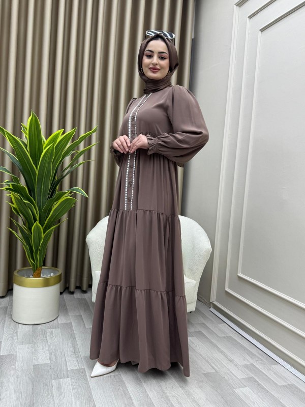 Şükran Elbise Vizon