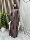 Şükran Elbise Vizon Şükran Elbise Vizon
