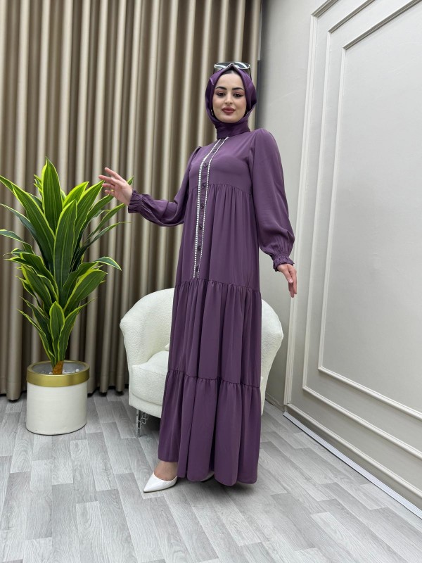 Şükran Elbise Lila