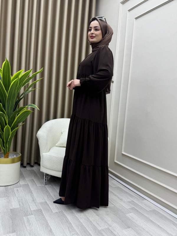 Şükran Elbise Kahverengi Şükran Elbise Kahverengi