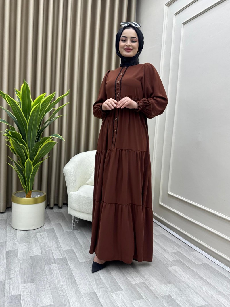Şükran Elbise Kiremit Şükran Elbise Kiremit