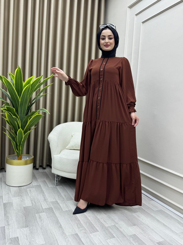 Şükran Elbise Kiremit