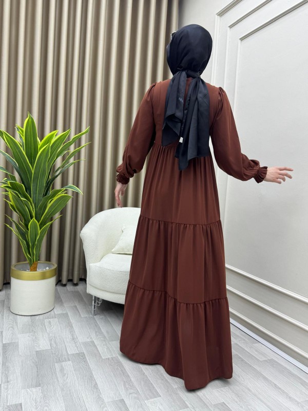 Şükran Elbise Kiremit