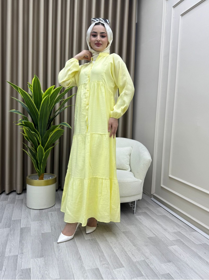Derya Elbise Sarı Derya Elbise Sarı