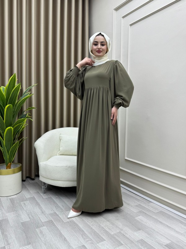 Süreyya Elbise yağ Yeşili