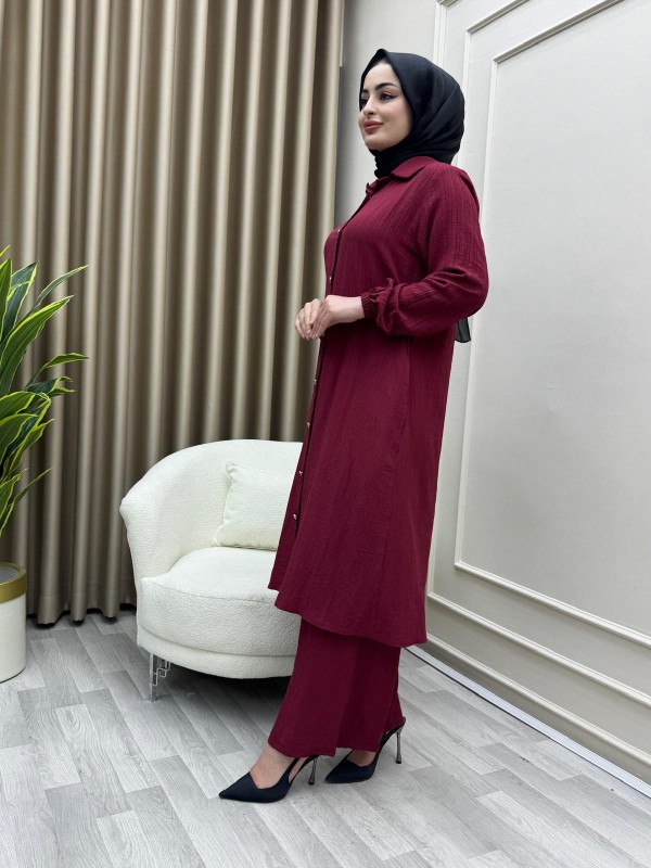 Fulya Takım Bordo