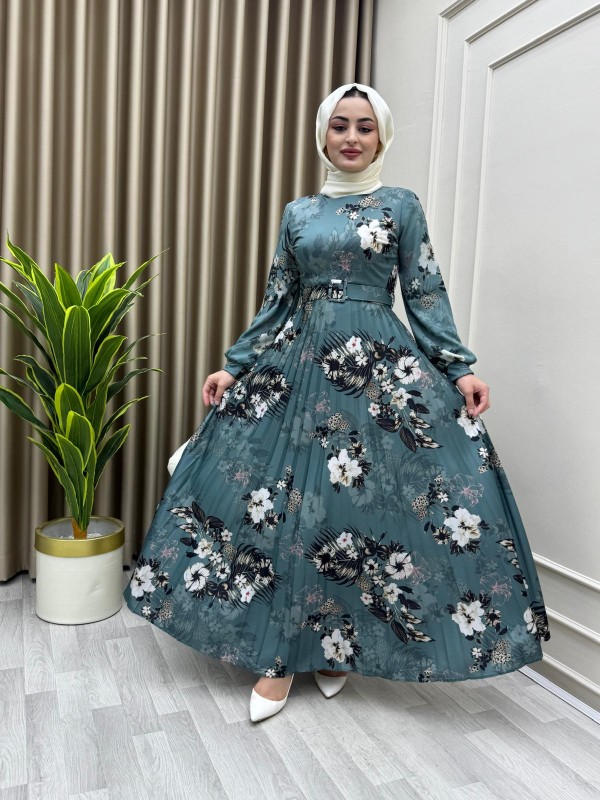 Gelincik  Elbise Yeşil