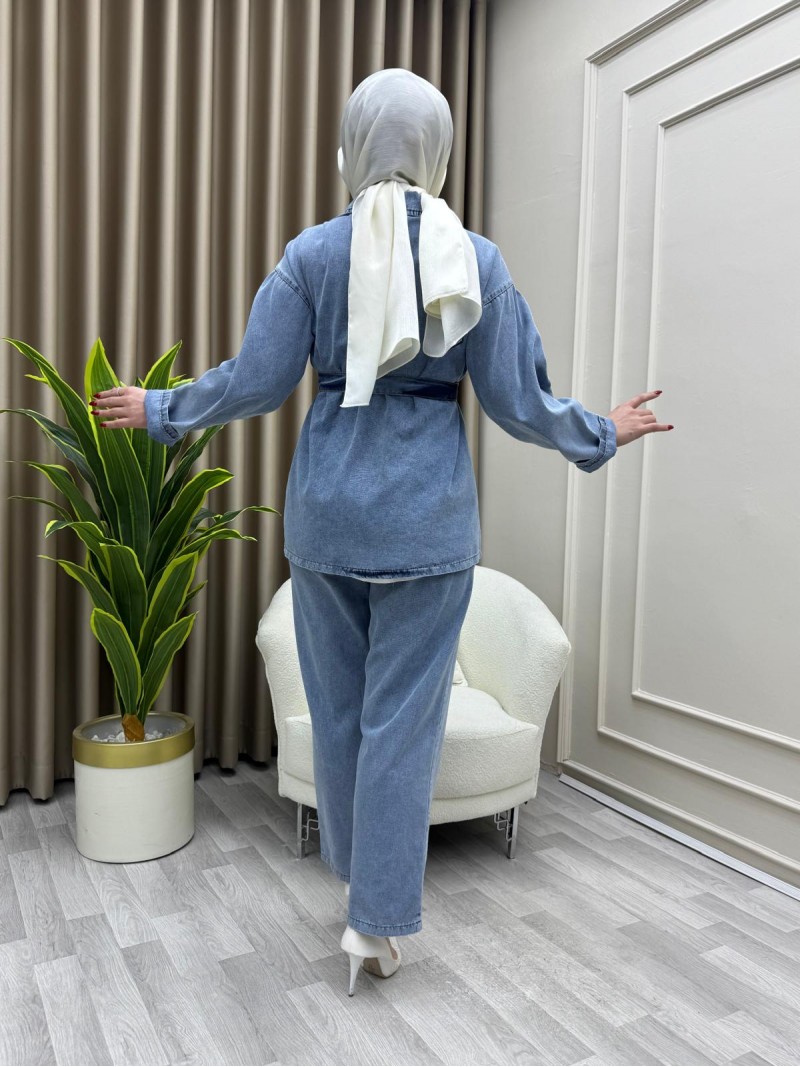 Meram Takım Açık Mavi