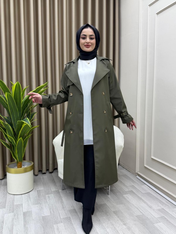 Azel Trençkot Haki