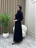 Kristal Elbise Siyah