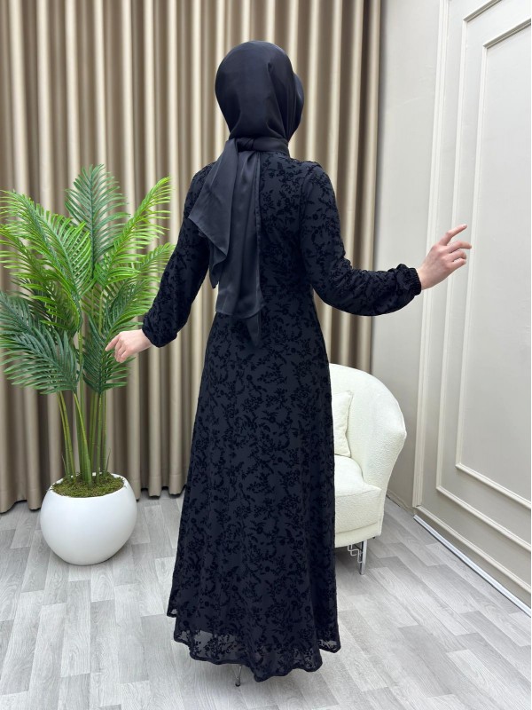 Kristal Elbise Siyah