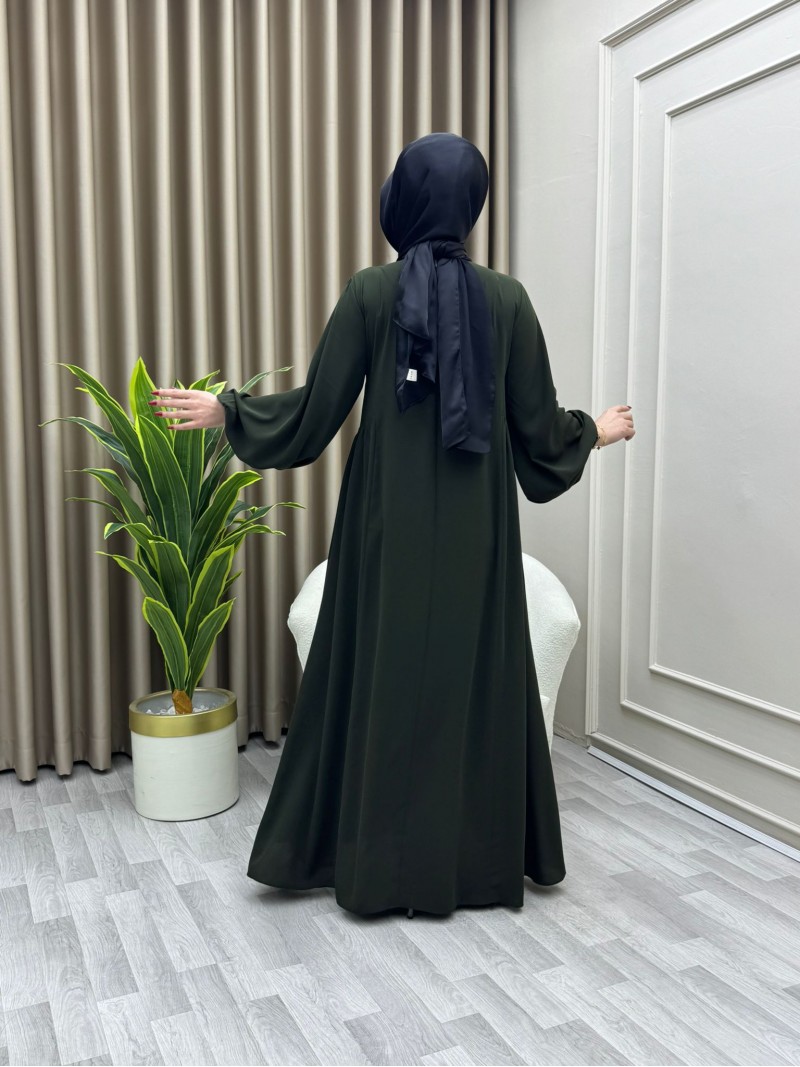 Çağla Elbise Haki Yeşili