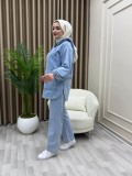 Denim Takım Açık Mavi
