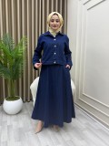 Zühra Takım Koyu Mavi