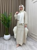 Almina Takım Bej