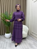 Almina Takım Mor
