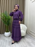 Almina Takım Mor