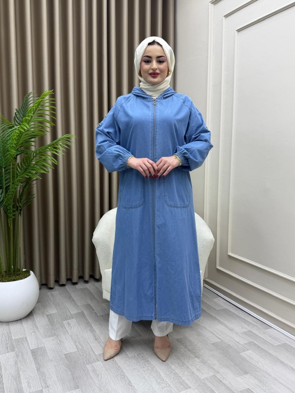 Dila Kot Kap Açık Mavi