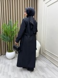 Eylül Tam Boy Trençkot Siyah Eylül Tam Boy Trençkot Siyah