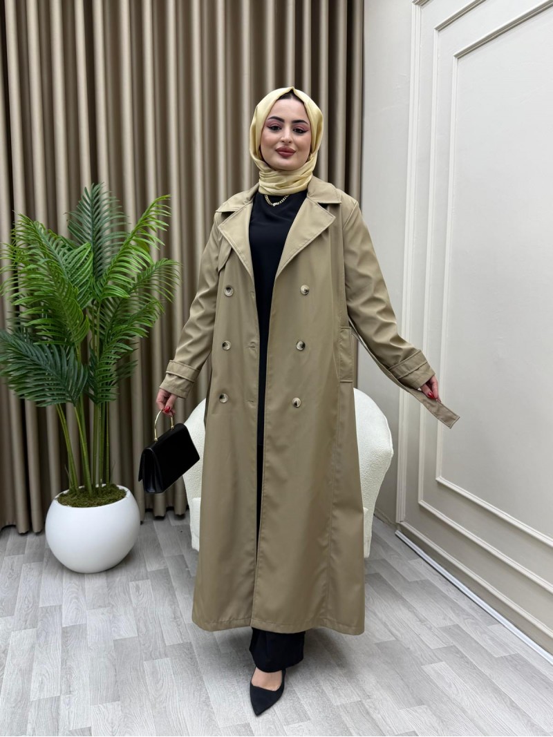 Eylül Tam Boy Trençkot Bej Eylül Tam Boy Trençkot Bej
