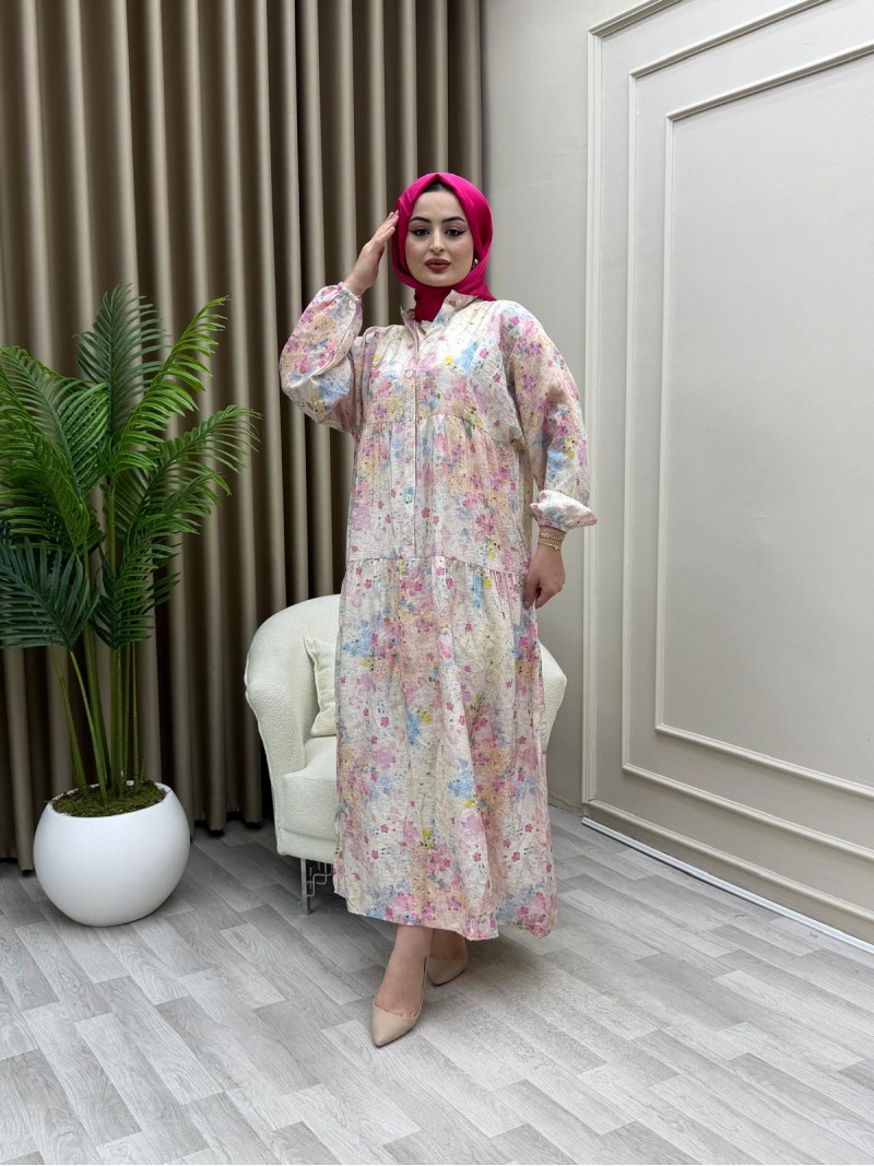 Gonca Elbise Pembe
