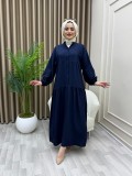 Gökçe Elbise Lacivert